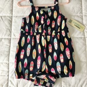 NWT OshKosh surfboard romper size 18 months
